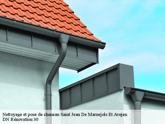 Nettoyage et pose de cheneau  saint-jean-de-maruejols-et-avejan-30430 DN Rénovation 30