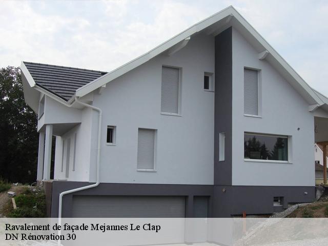 Ravalement de façade mejannes-le-clap-30430 DN Rénovation 30