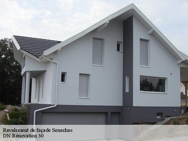 Ravalement de façade senechas-30450 DN Rénovation 30