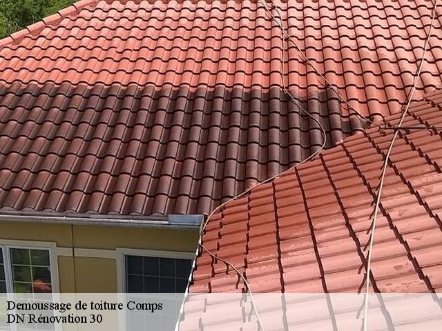 Demoussage de toiture comps-30300 DN Rénovation 30