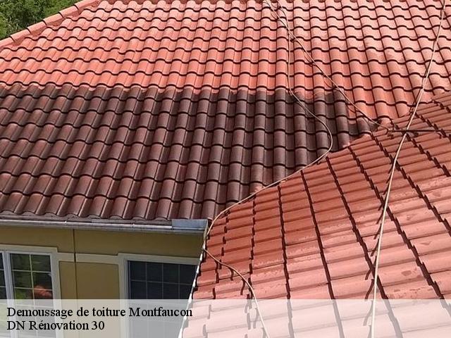 Demoussage de toiture montfaucon-30150 DN Rénovation 30