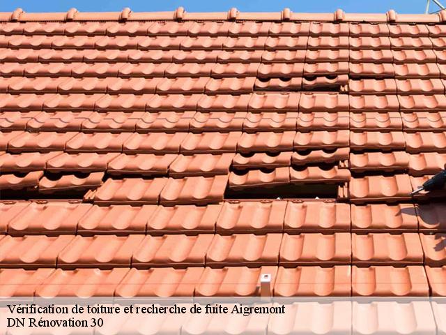 Vérification de toiture et recherche de fuite  aigremont-30350 DN Rénovation 30