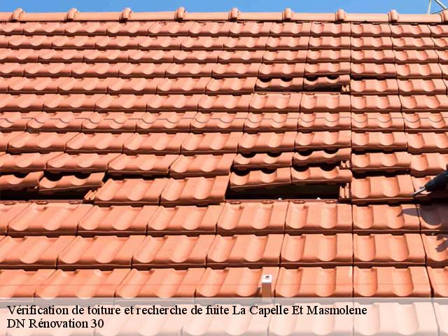 Vérification de toiture et recherche de fuite  la-capelle-et-masmolene-30700 DN Rénovation 30