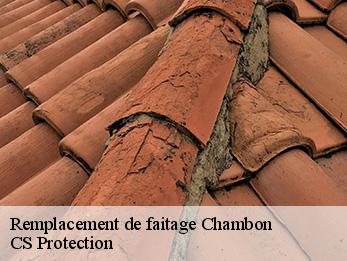 Remplacement de faitage  chambon-30450 CS Protection