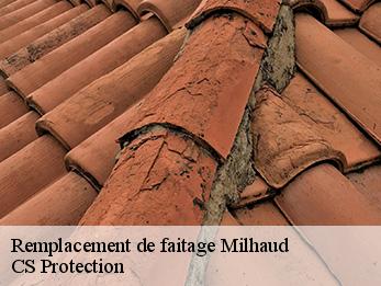 Remplacement de faitage  milhaud-30540 CS Protection